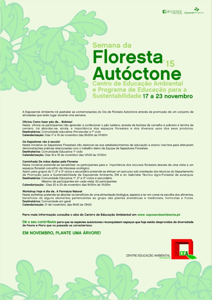 Semana da Floresta Autóctone 2015 CEA em blogue