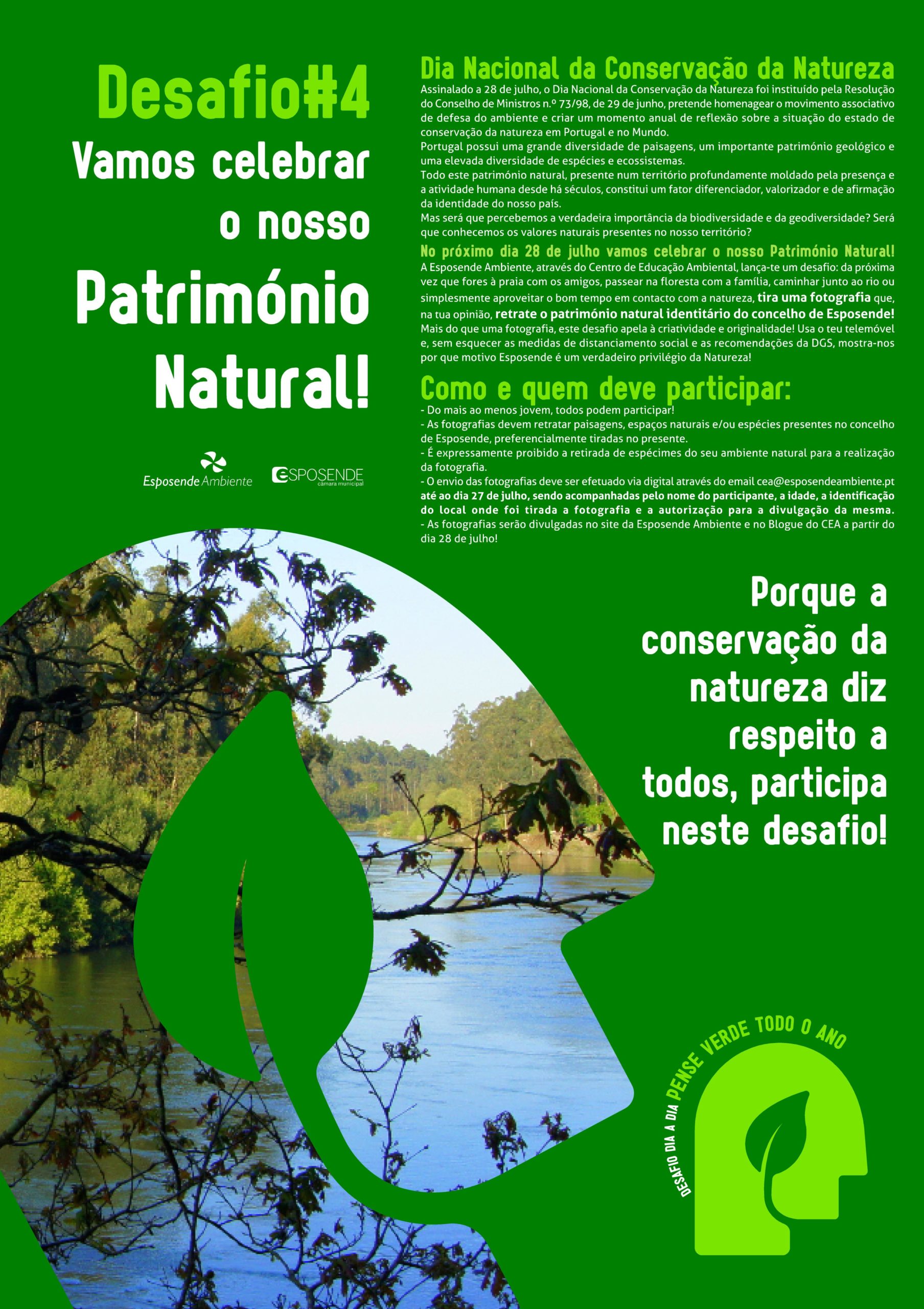 desafio 4 Dia Nacional da Conservação da Natureza CEA em blogue