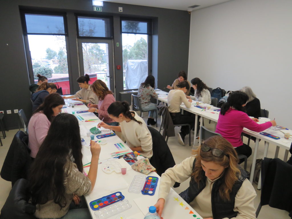 Realizou-se no CEA, o workshop “Hoje é dia de: Aguarelas” 2 IMG 4150
