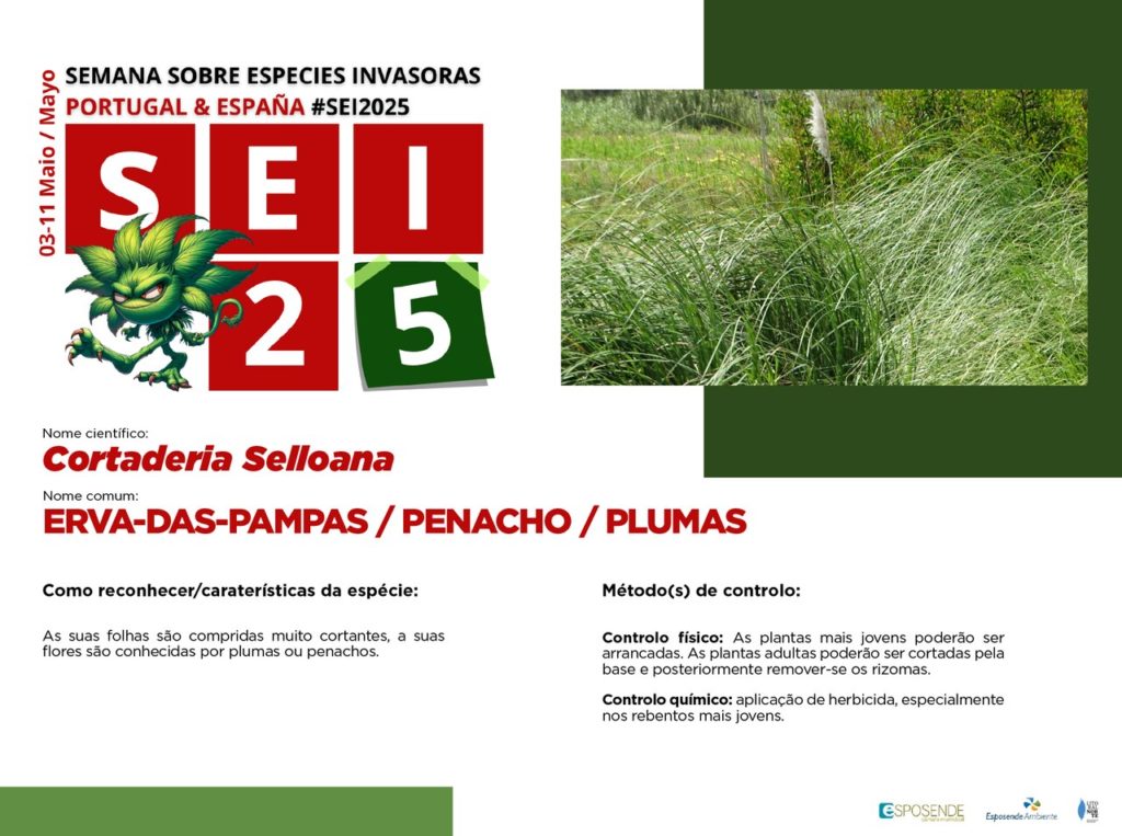 Semana sobre espécies invasoras | Sabia que… 1 especie 5 inv