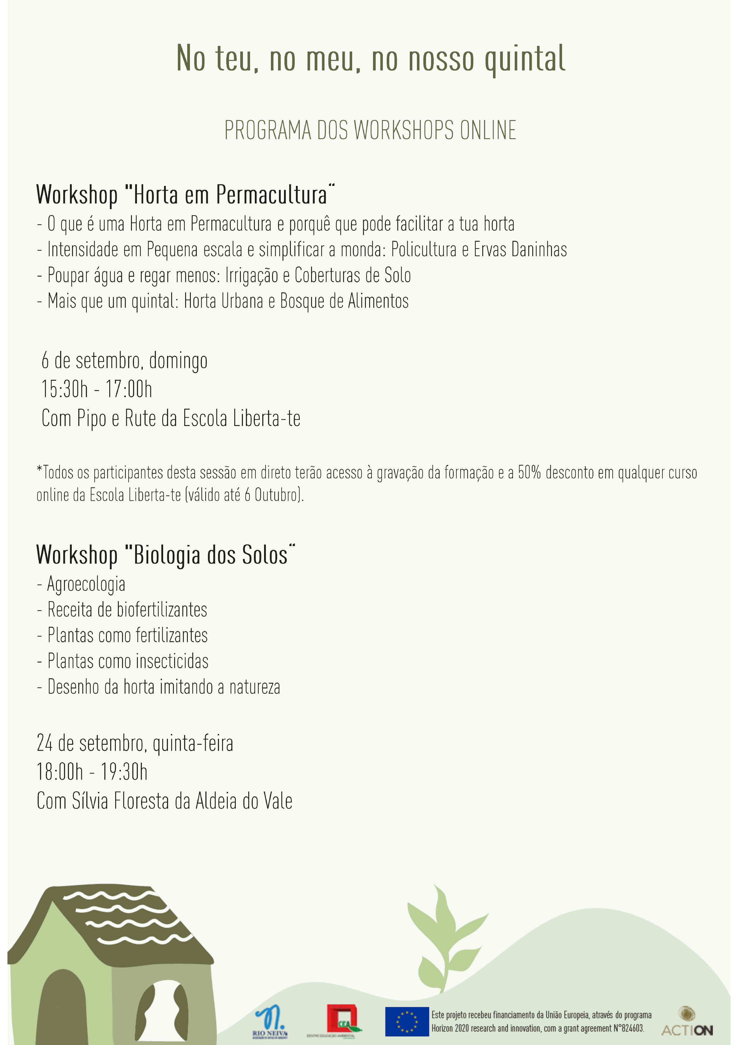 Programa workshop online