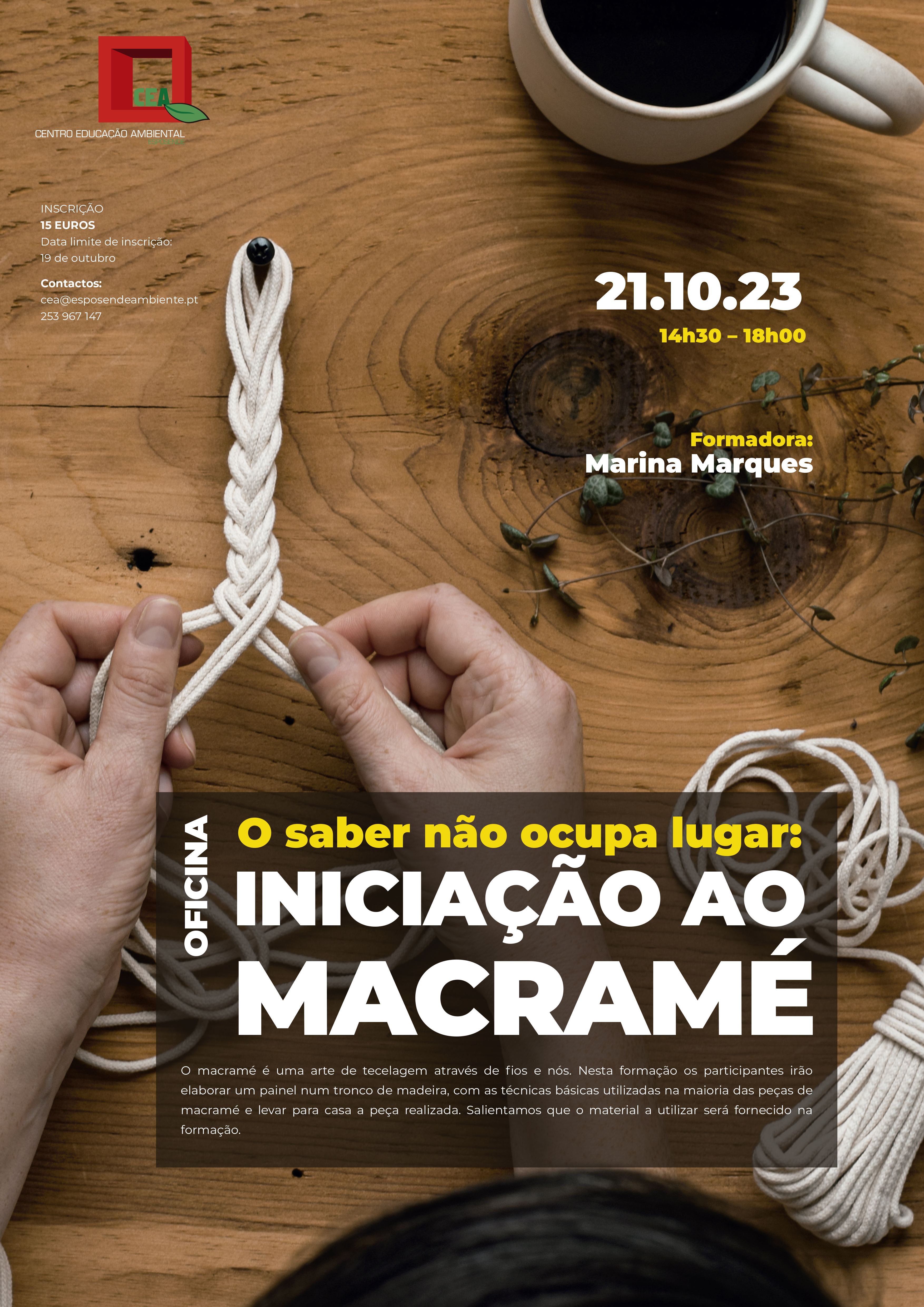 SABER OCUPA LUGAR MACRAME